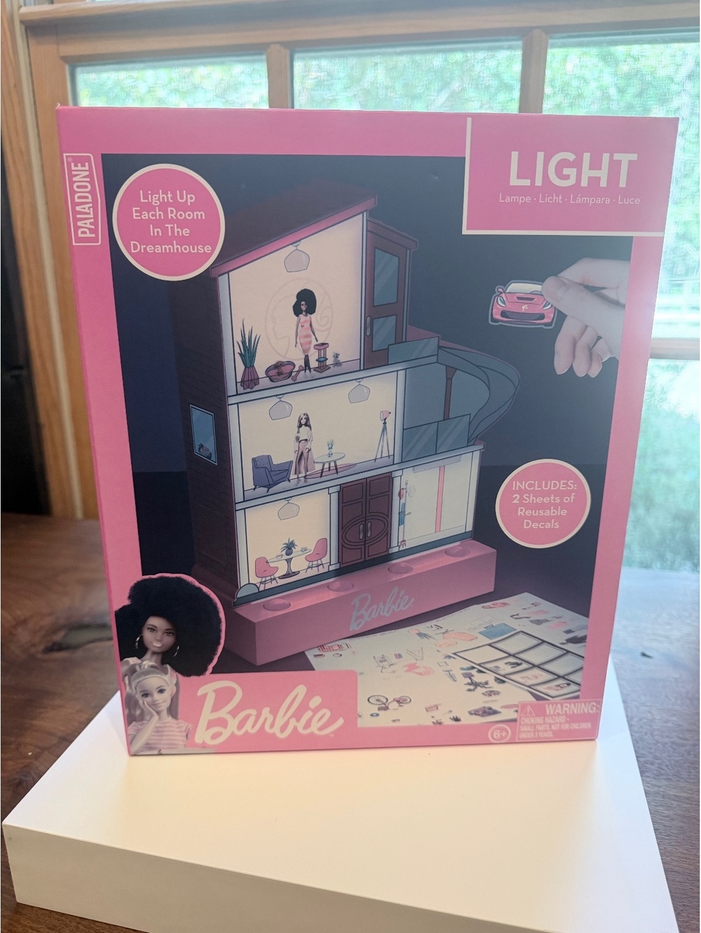 NIB Barbie Dreamhouse Light with Stickers Paladone